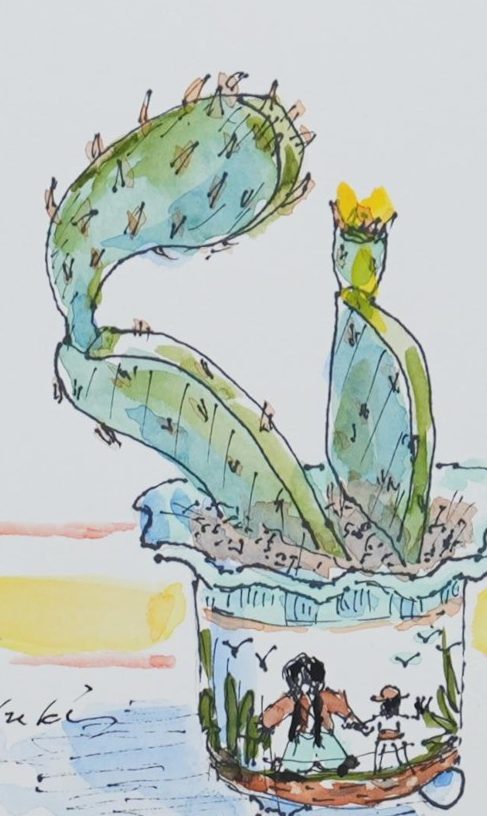 サボテンの花